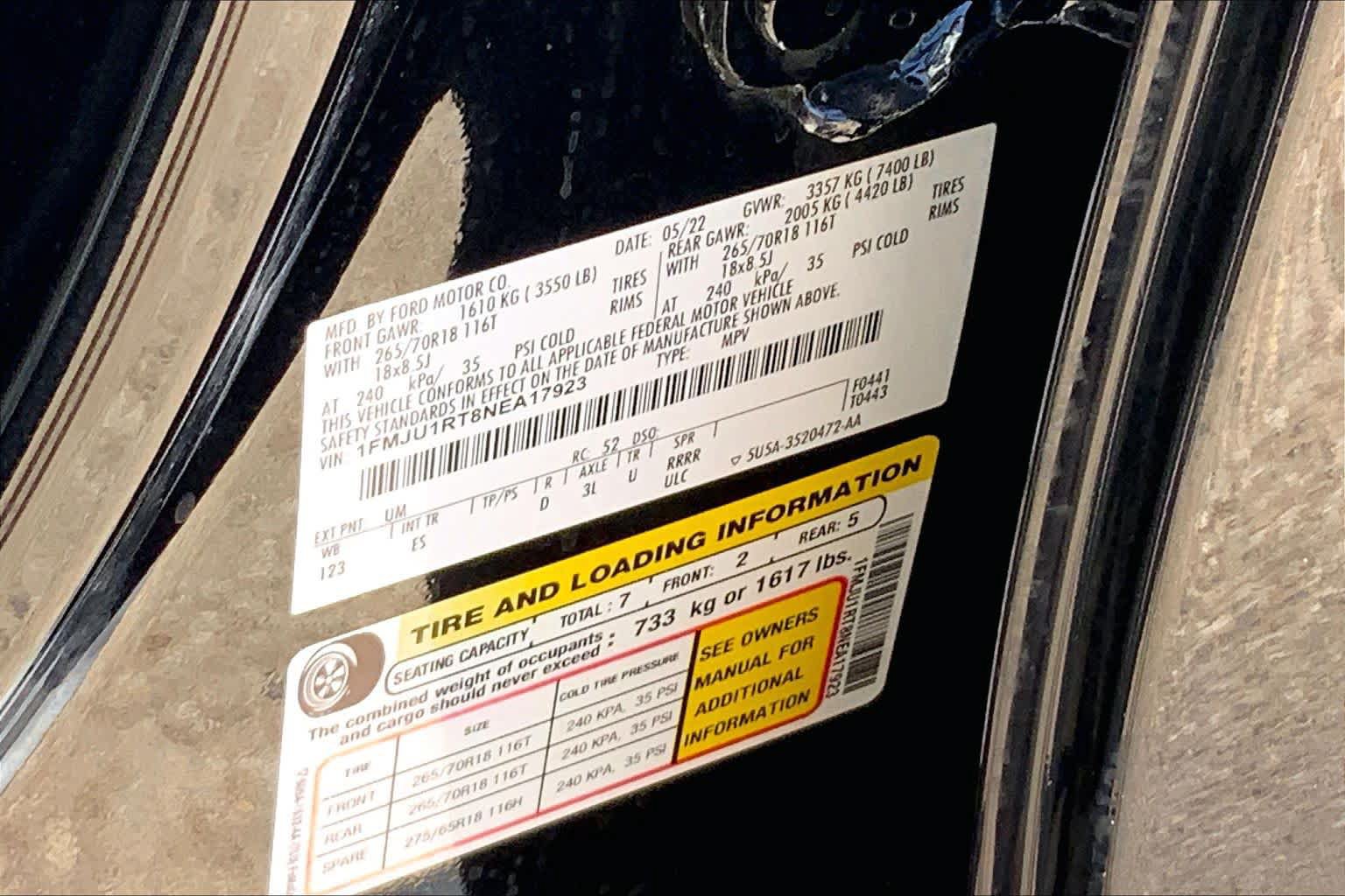Certified 2022 Ford Expedition Timberline AWD/4WD image 37