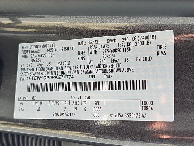 Certified 2023 Ford F150 XL w/ STX Appearance Package RWD image 37