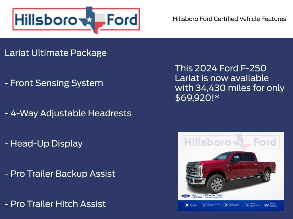Certified 2024 Ford F250 Lariat w/ Lariat Ultimate Package AWD/4WD image 17