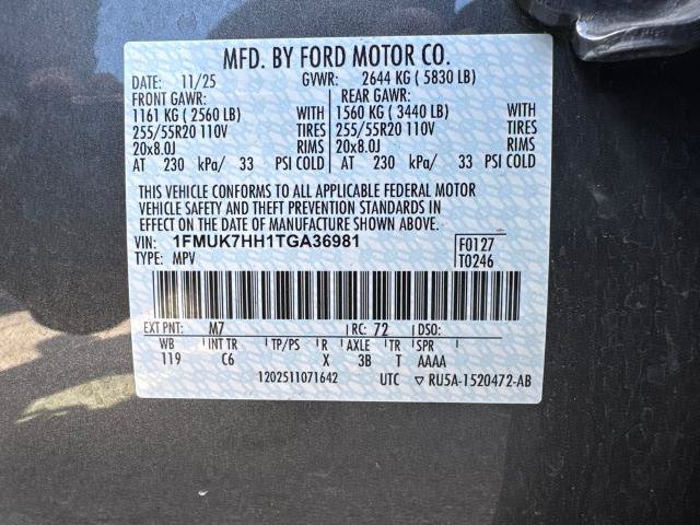 Certified 2026 Ford Explorer Platinum RWD image 14
