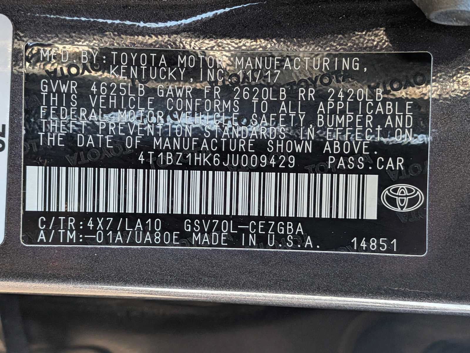 Used 2018 Toyota Camry XLE FWD image 29