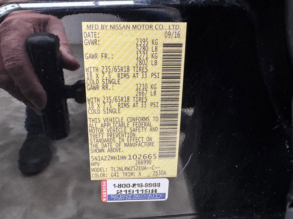 Used 2017 Nissan Murano SL w/ SL Technology Package image 35