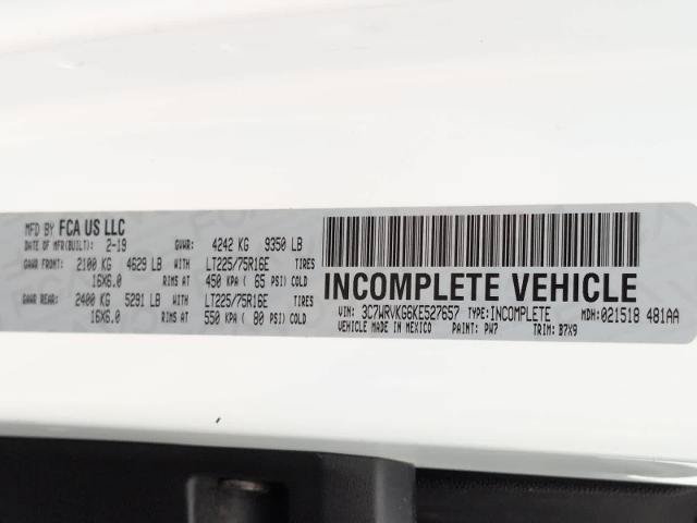 Used 2019 RAM ProMaster 3500 w/ Interior Convenience Group FWD image 23