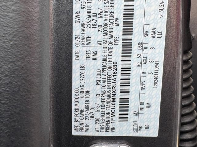 Certified 2024 Ford Escape ST-Line w/ Tech Pack #1 FWD image 24