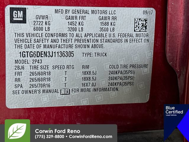 Used 2018 GMC Canyon SLT w/ Driver Alert Package AWD/4WD image 34