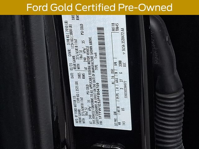Certified 2023 Ford F150 XLT w/ Equipment Group 302A High AWD/4WD image 35