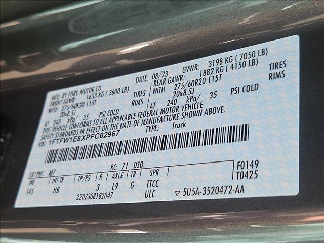 Certified 2023 Ford F150 Lariat w/ Equipment Group 502A High AWD/4WD image 25