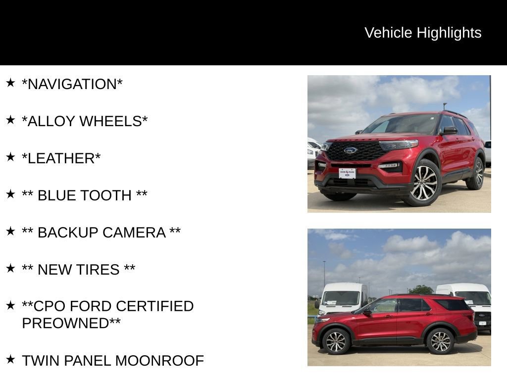 Certified 2022 Ford Explorer ST-Line w/ Class IV Trailer Tow Package image 8