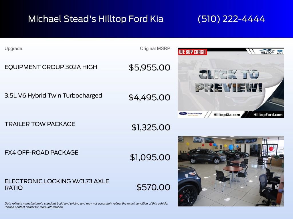 Certified 2023 Ford F150 XLT w/ Equipment Group 302A High image 6