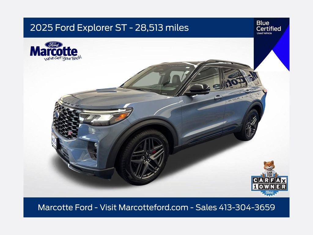 Certified 2025 Ford Explorer ST w/ Sun And Sound Package