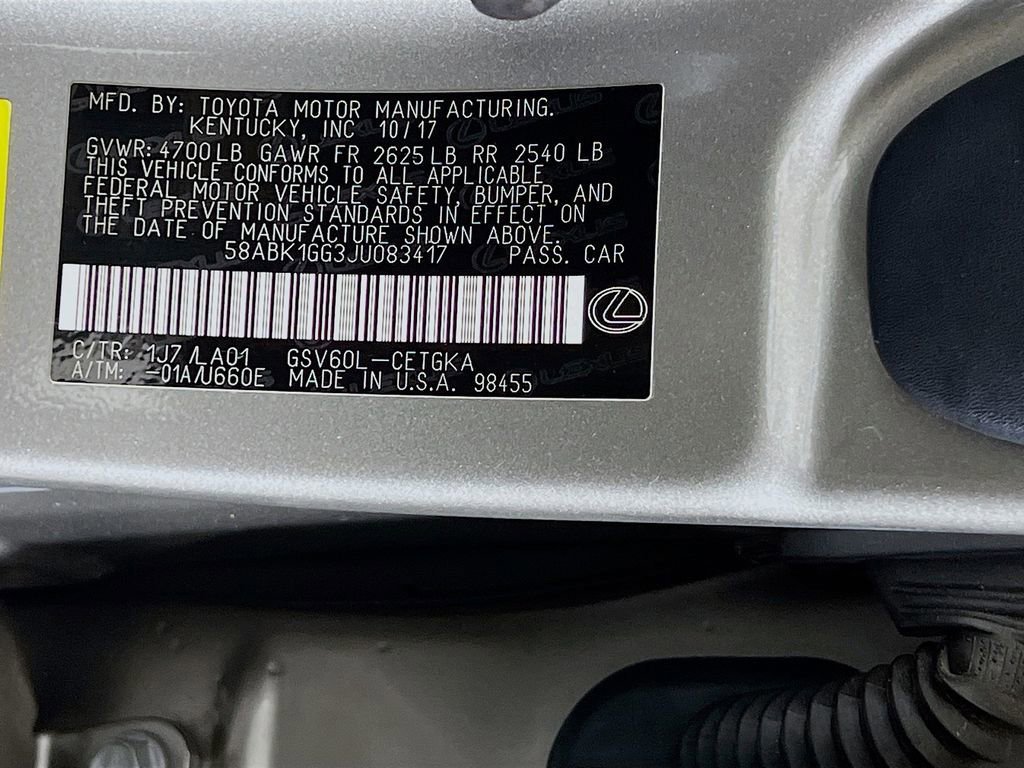 Used 2018 Lexus ES 350 350 w/ Navigation System Package image 38