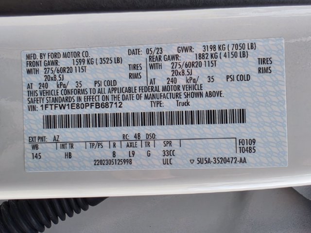 Certified 2023 Ford F150 Lariat w/ Equipment Group 502A High AWD/4WD image 33