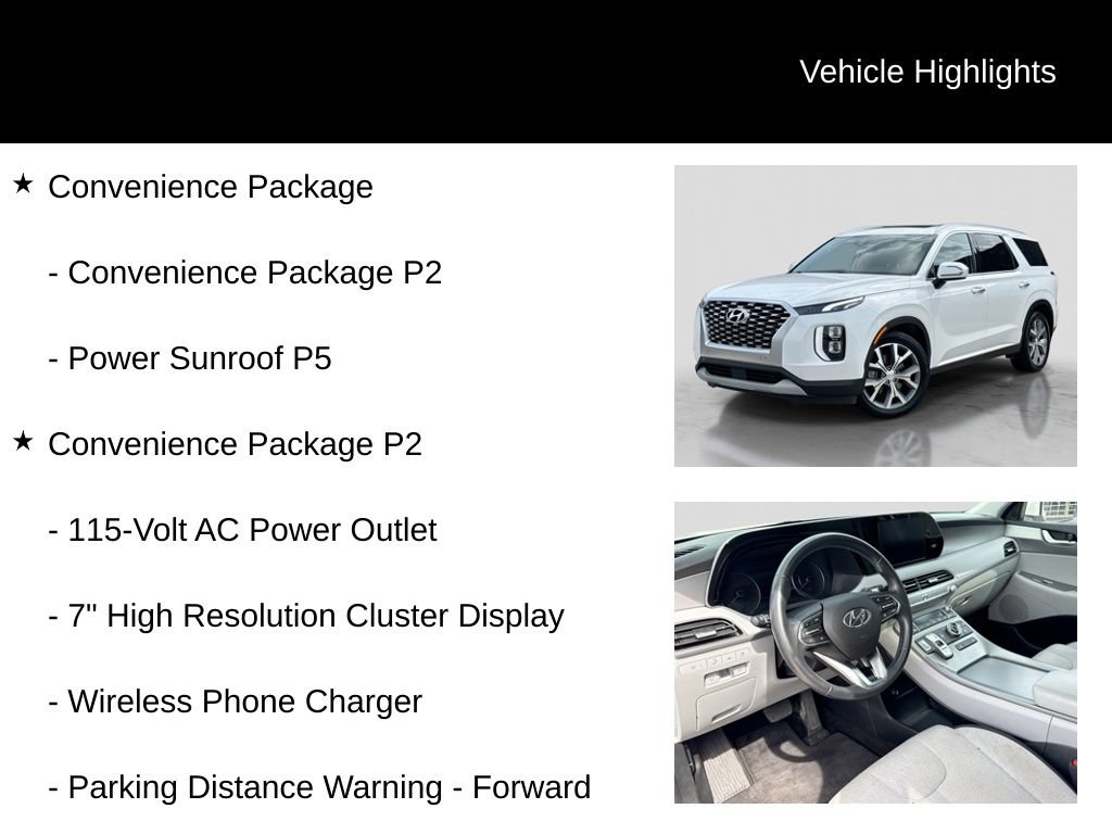 Used 2020 Hyundai Palisade SEL w/ Convenience Package AWD/4WD image 6