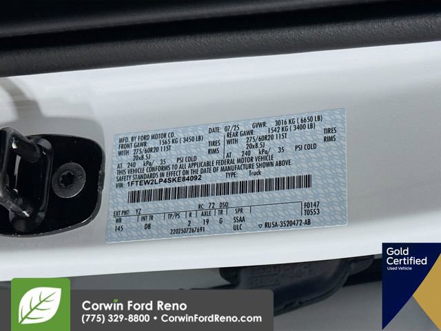 Certified 2025 Ford F150 STX w/ STX Black Appearance Package AWD/4WD image 34