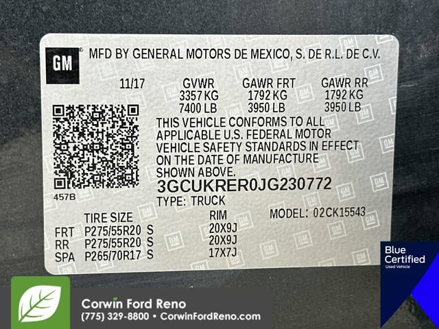 Used 2018 Chevrolet Silverado 1500 LT w/ LT Eassist Package AWD/4WD image 33