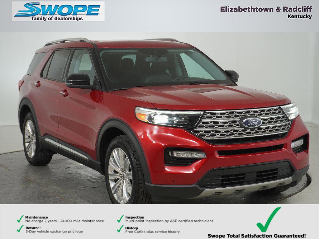 Certified 2021 Ford Explorer Limited w/ Equipment Group 301A image 1