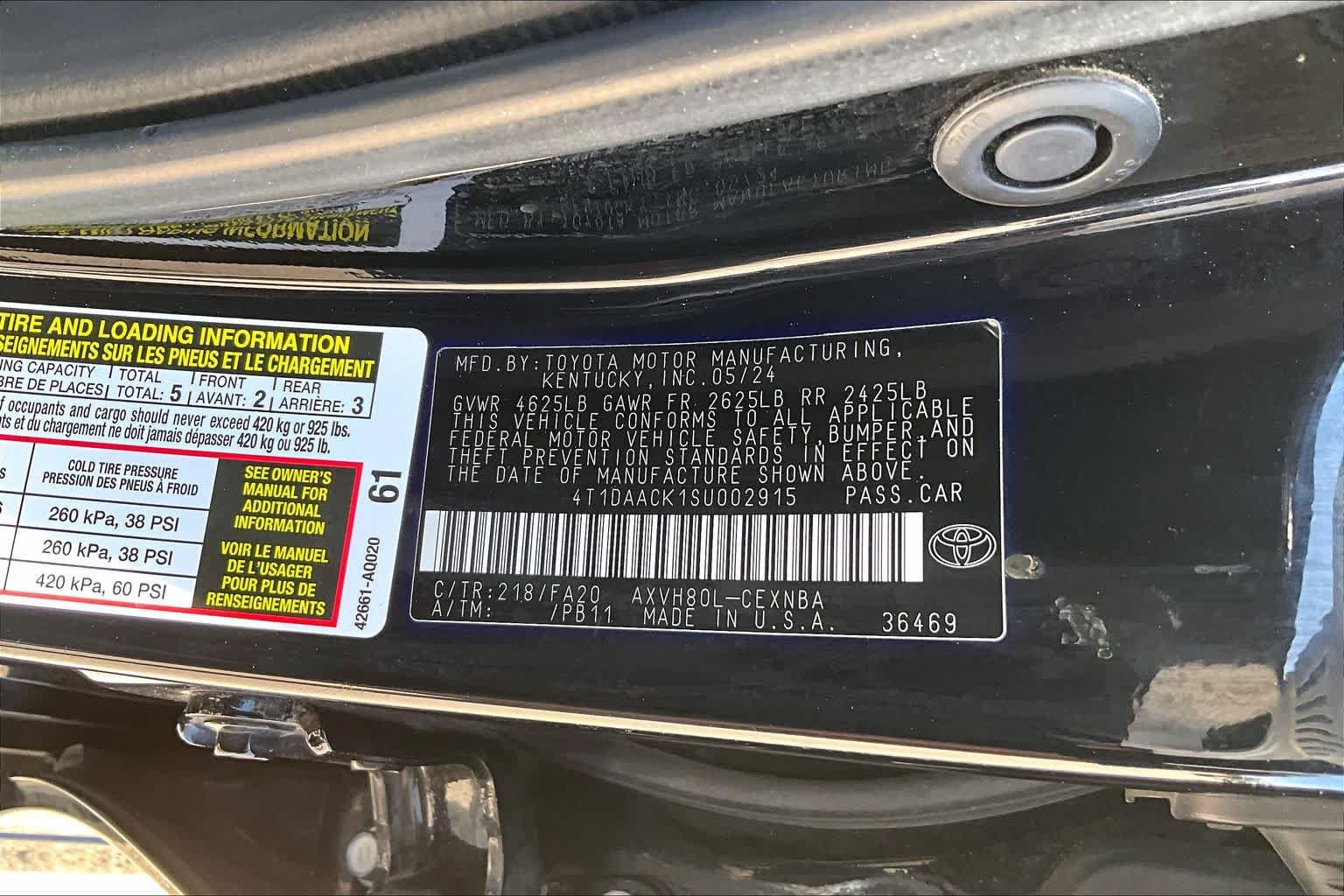 Used 2025 Toyota Camry LE FWD image 34