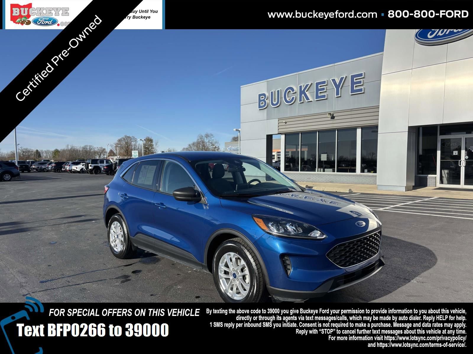 Certified 2022 Ford Escape SE