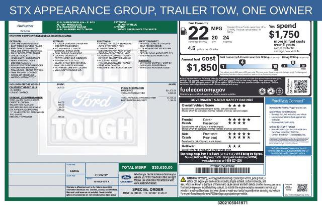 Certified 2021 Ford Ranger XL w/ Equipment Group 101A High AWD/4WD image 21