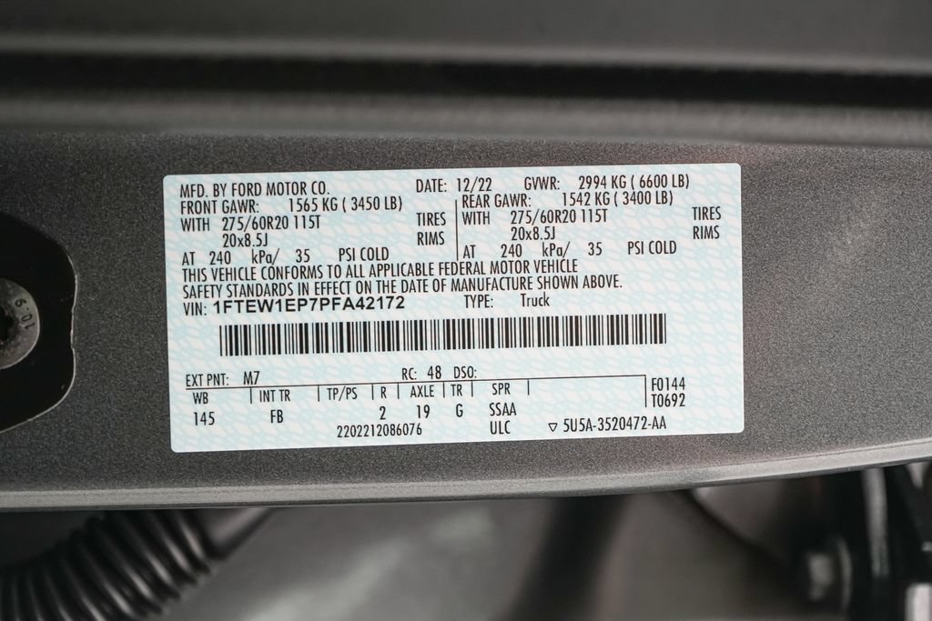 Certified 2023 Ford F150 XLT w/ Equipment Group 302A High AWD/4WD image 24