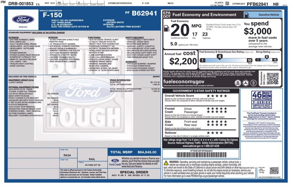 Certified 2023 Ford F150 Lariat AWD/4WD video 2