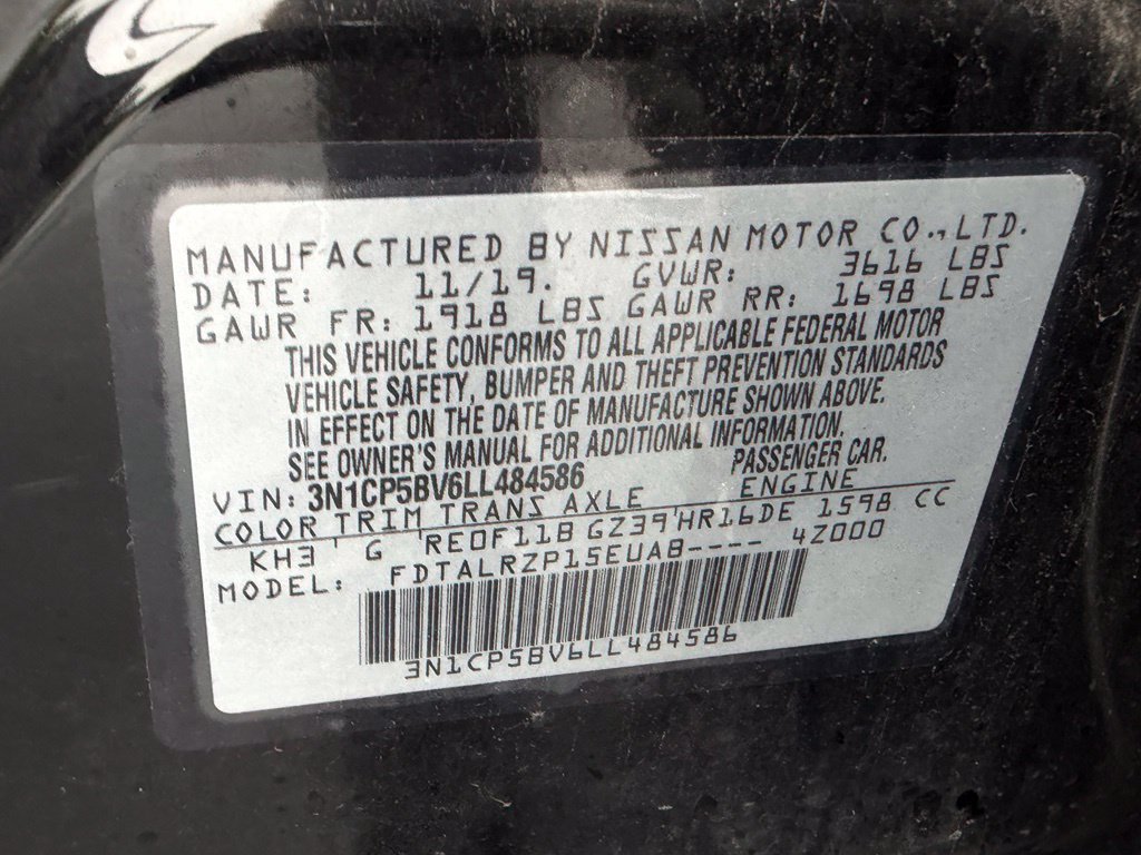 Used 2020 Nissan Kicks S FWD image 20