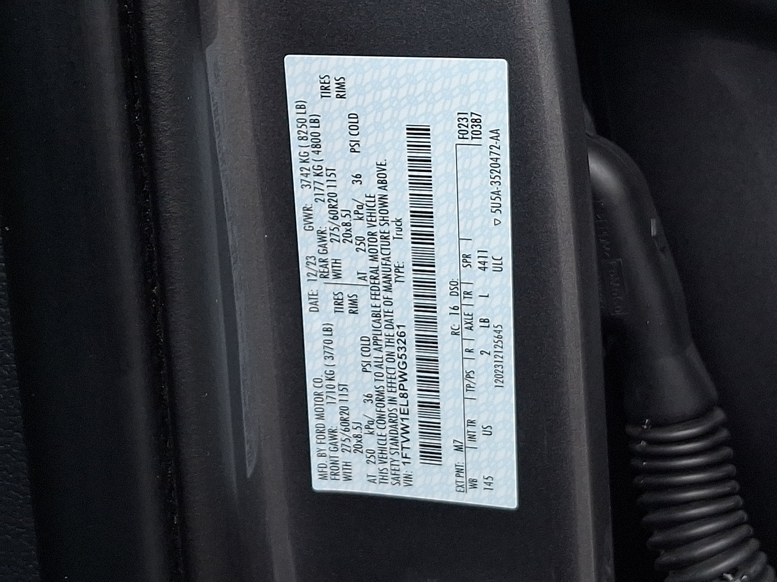 Certified 2023 Ford F150 Lightning XLT w/ Equipment Group 312A High AWD/4WD image 27
