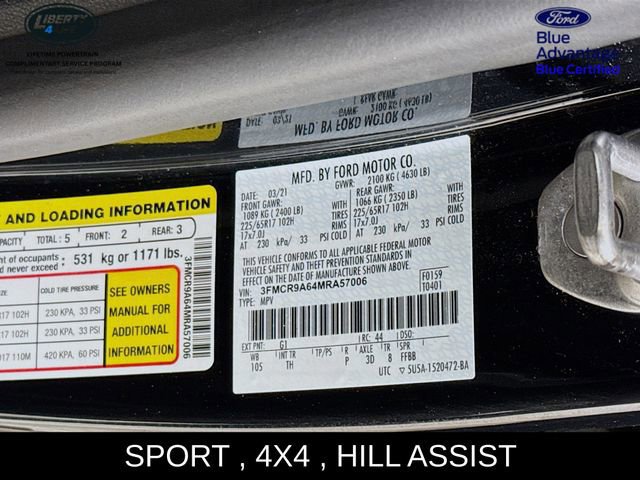 Certified 2021 Ford Bronco Sport image 29