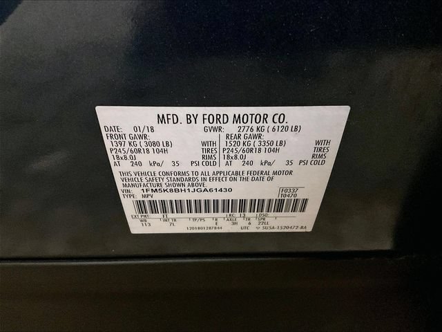 Certified 2018 Ford Explorer 4WD image 34