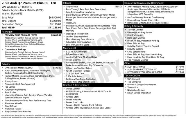 Used 2023 Audi Q7 3.0T Premium Plus w/ Premium Plus Package image 30