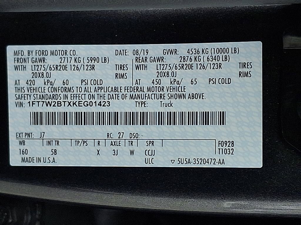 Certified 2019 Ford F250 Lariat w/ Lariat Ultimate Package image 32