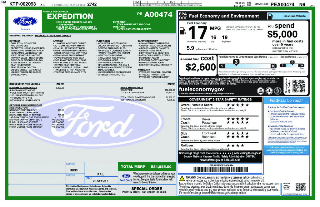 Certified 2023 Ford Expedition Timberline AWD/4WD image 25
