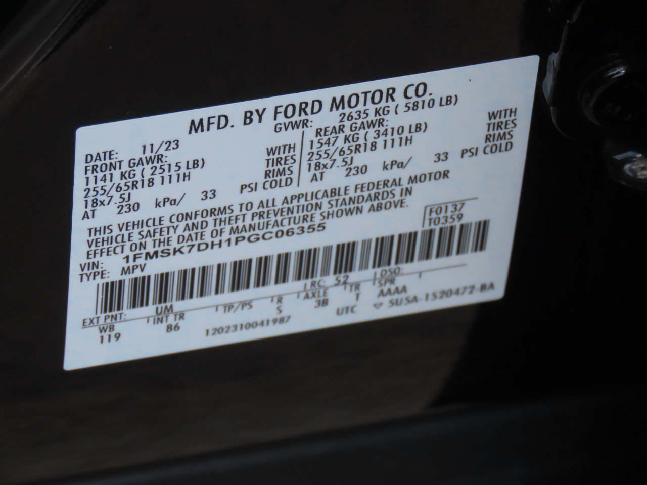 Certified 2023 Ford Explorer XLT RWD image 34