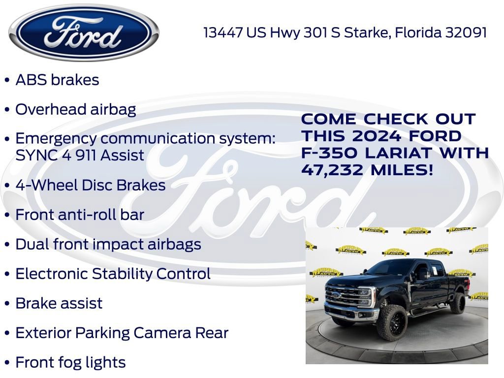 Certified 2024 Ford F350 Lariat w/ Lariat Ultimate Package AWD/4WD image 32