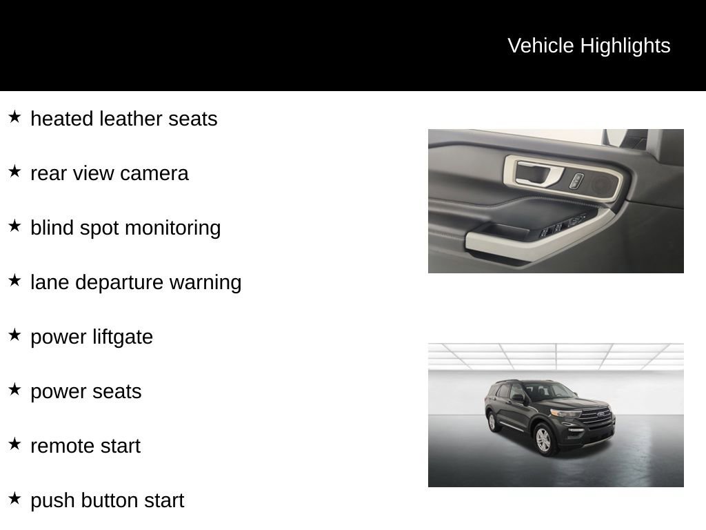 Certified 2023 Ford Explorer XLT w/ Equipment Group 202A image 10