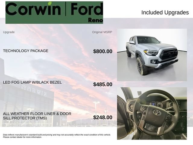 Used 2021 Toyota Tacoma TRD Off-Road w/ Technology Package AWD/4WD image 3