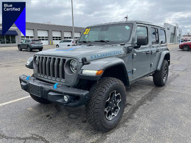 Used 2021 Jeep Wrangler Unlimited Rubicon 4xe w/ Steel Bumper Group