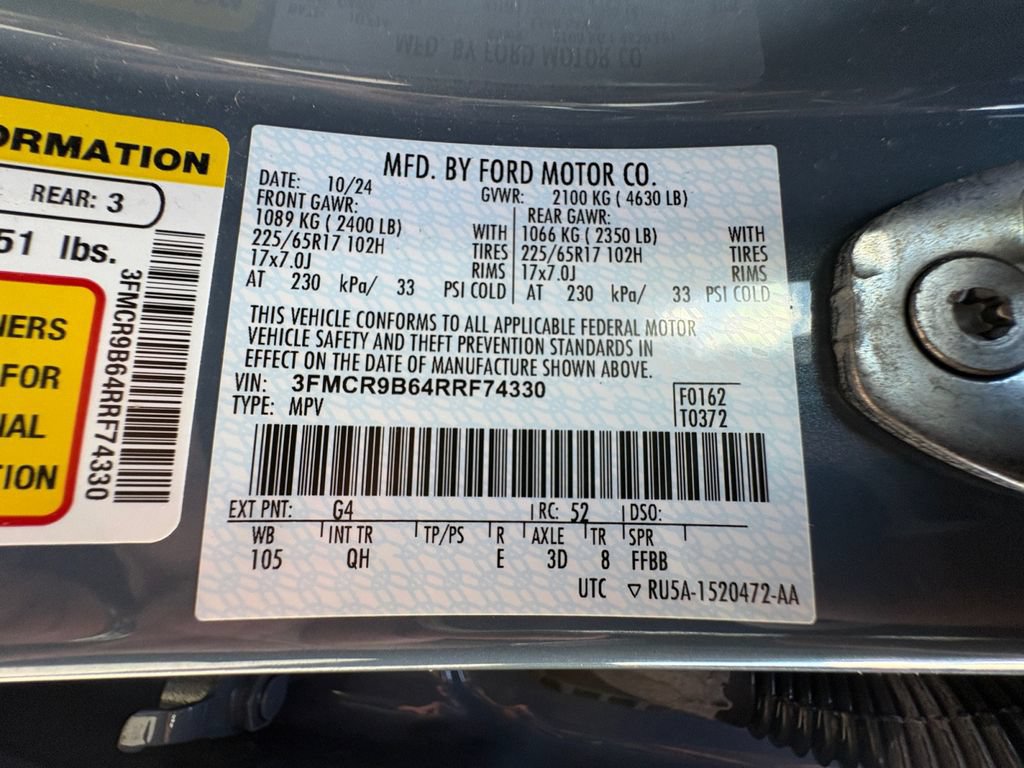 Certified 2024 Ford Bronco Sport Big Bend AWD/4WD image 25