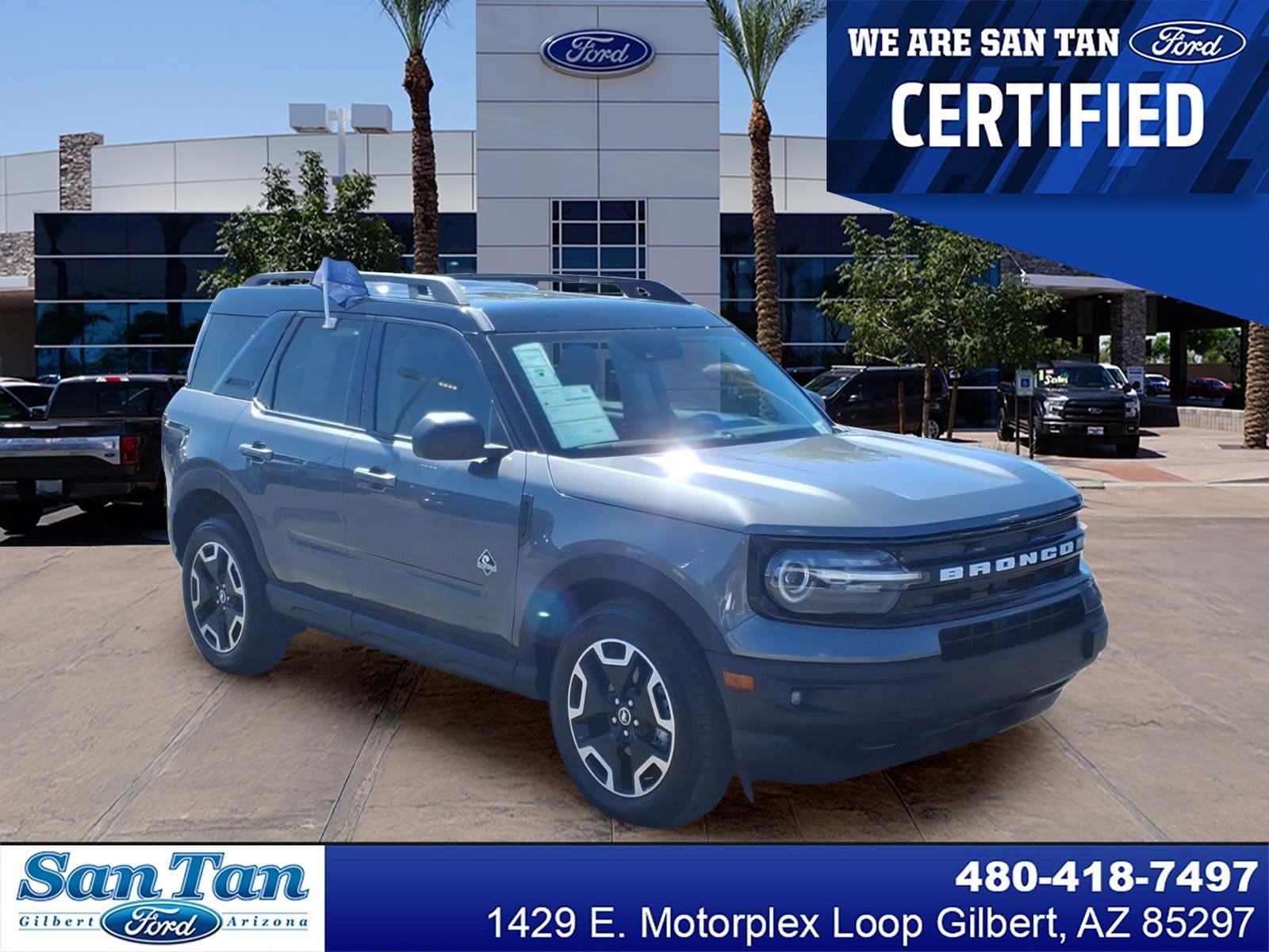 Certified 2024 Ford Bronco Sport Outer Banks AWD/4WD image 1