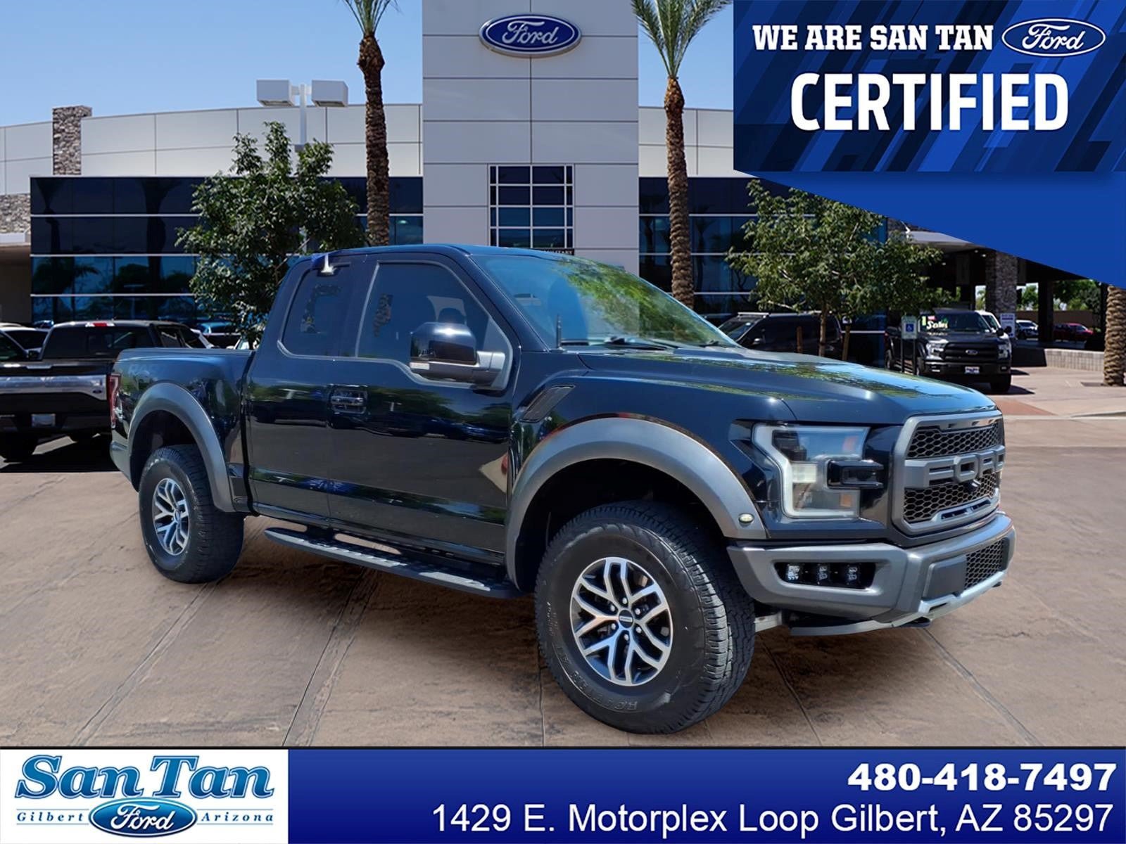 Certified 2018 Ford F150 Raptor w/ Equipment Group 802A Luxury