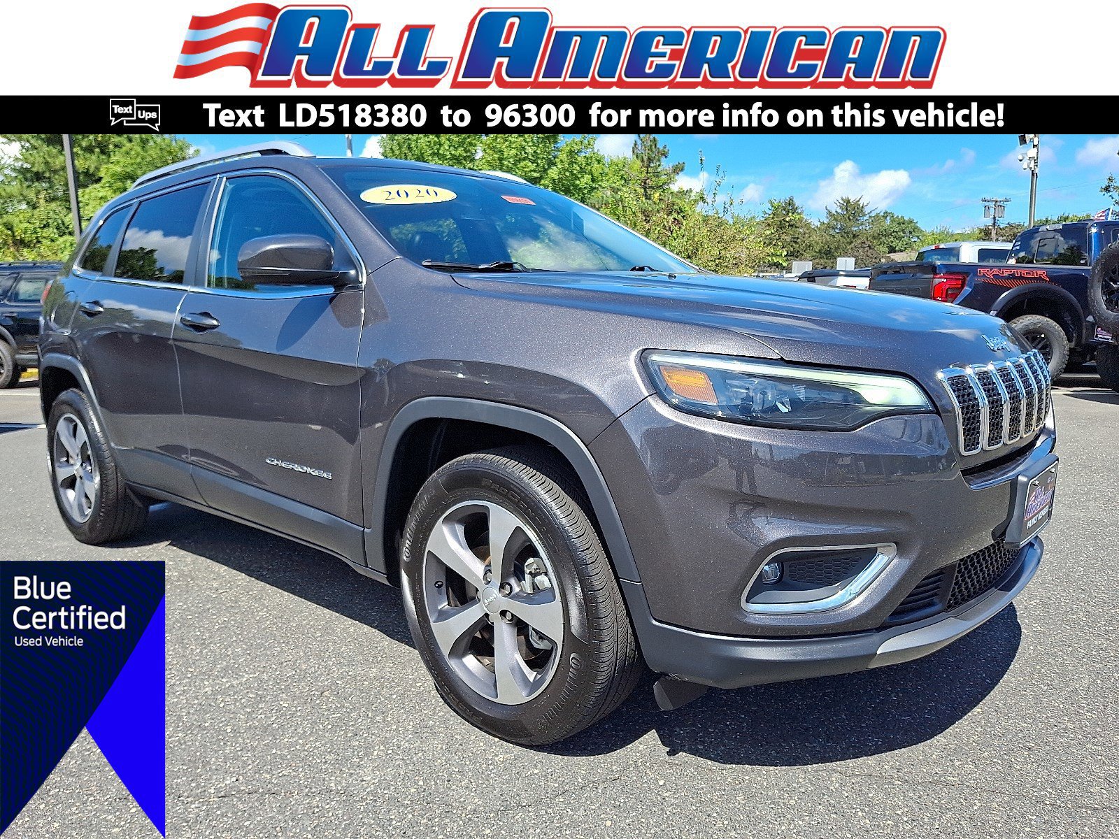 Used 2020 Jeep Cherokee Limited