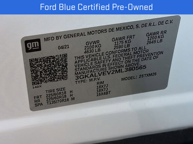 Used 2021 GMC Terrain SLT w/ LPO, Floor Liner Package AWD/4WD image 40