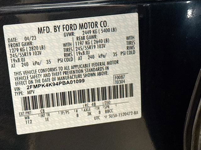 Certified 2023 Ford Edge Titanium w/ Equipment Group 301A image 22