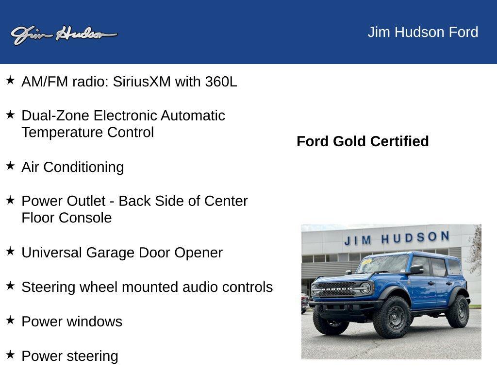 Certified 2025 Ford Bronco Badlands AWD/4WD image 13