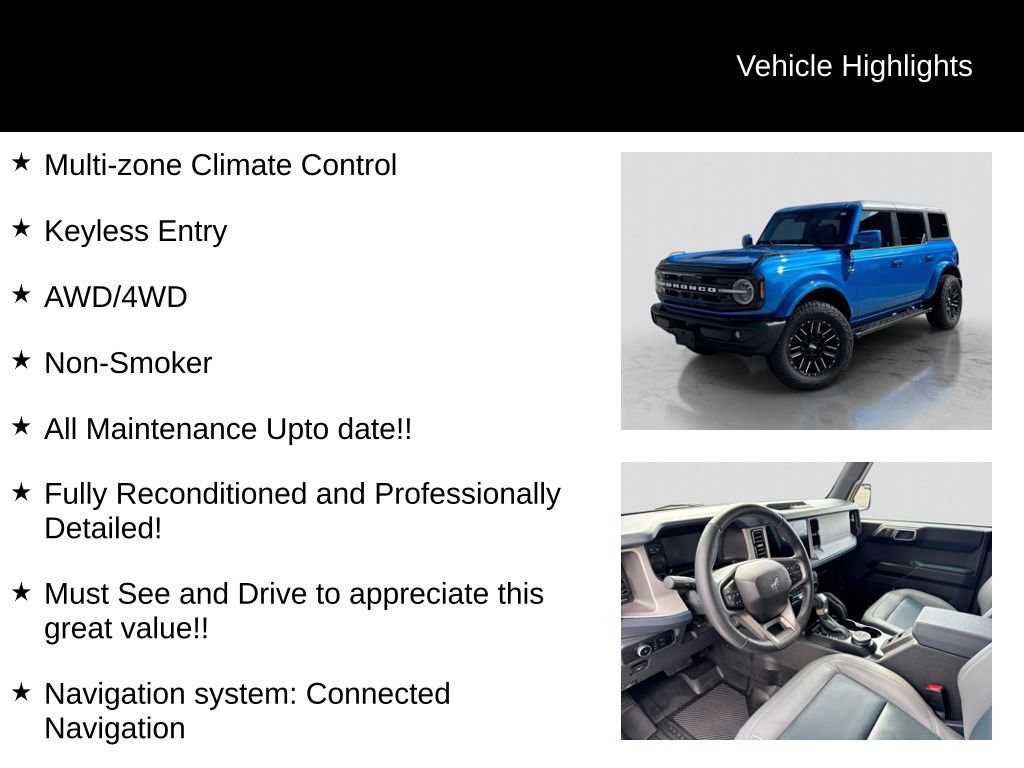 Certified 2024 Ford Bronco Outer Banks AWD/4WD image 11