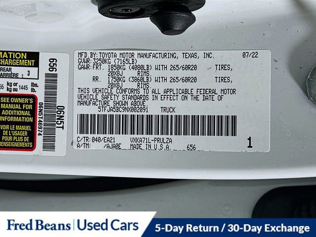 Used 2022 Toyota Tundra Limited image 35