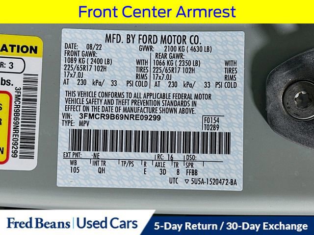 Certified 2022 Ford Bronco Sport Big Bend w/ Convenience Package image 38