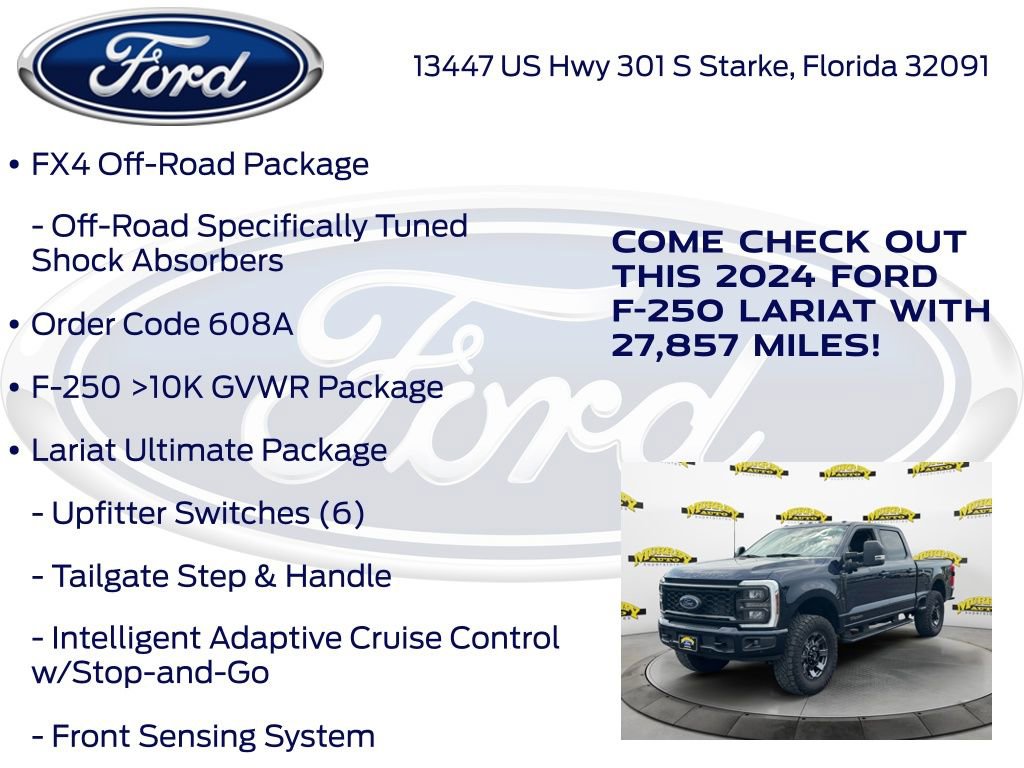 Certified 2024 Ford F250 Lariat w/ Lariat Ultimate Package AWD/4WD image 27