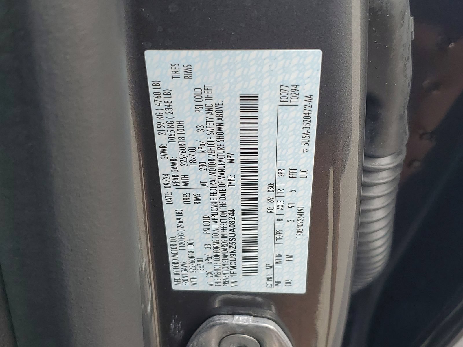Certified 2025 Ford Escape ST-Line Select AWD/4WD image 31