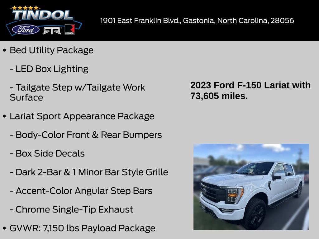 Certified 2023 Ford F150 Lariat AWD/4WD image 13